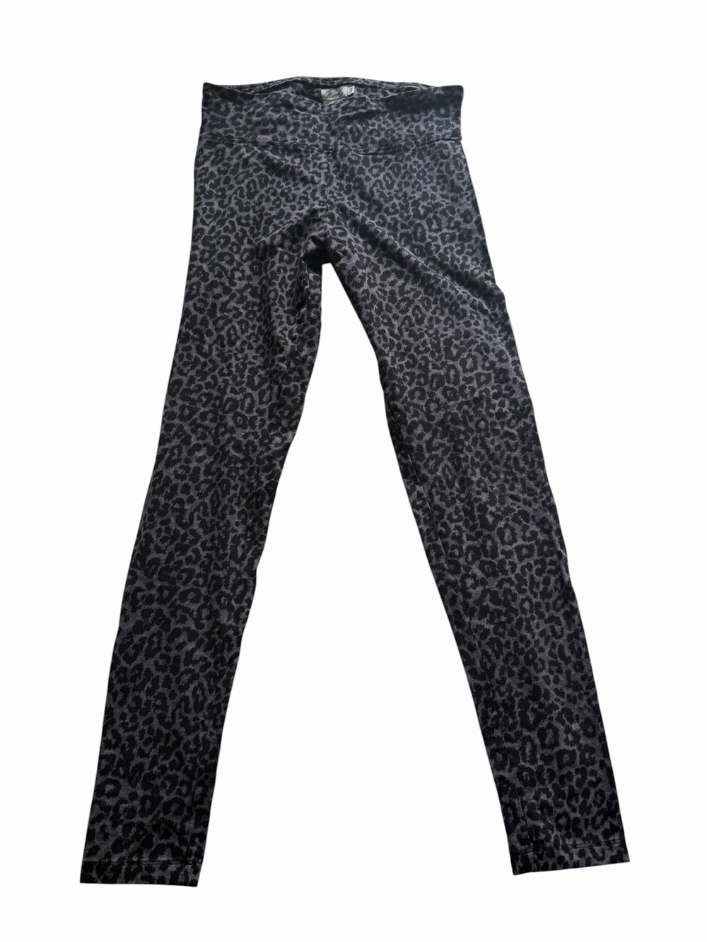Kismet Grey Black Leopard Print Leggings Size M